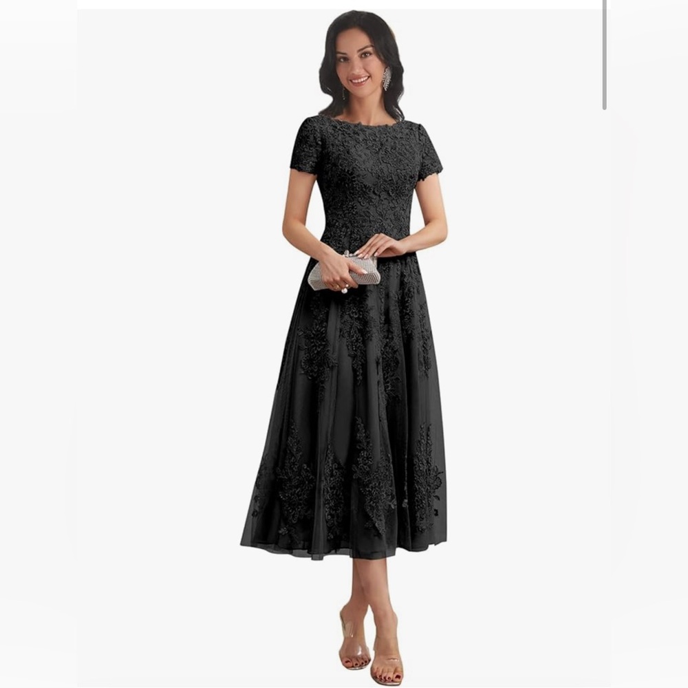Women's Lace Applique Mother of The Bride